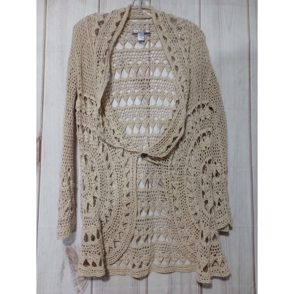 Nine & Co Sweater Ladies Large Grandma Core‎